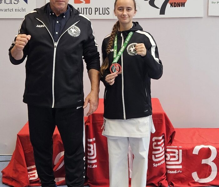 3.Platz bei der Karate Landesmeisterschaft NRW